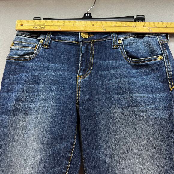 Kut from the Kloth Jeans Women's 6S Blue Toothpick Skinny Classic Minimalist - Picture 12 of 16